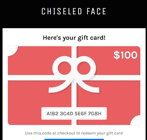 Chiseled Face Gift Card