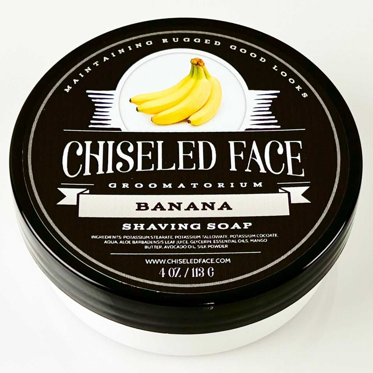 Banana - Shaving Soap - Chiseled Face