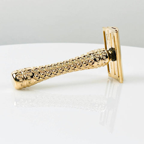 Brass Legacy Razor with Imperial Handle - Polished Presentation Edition