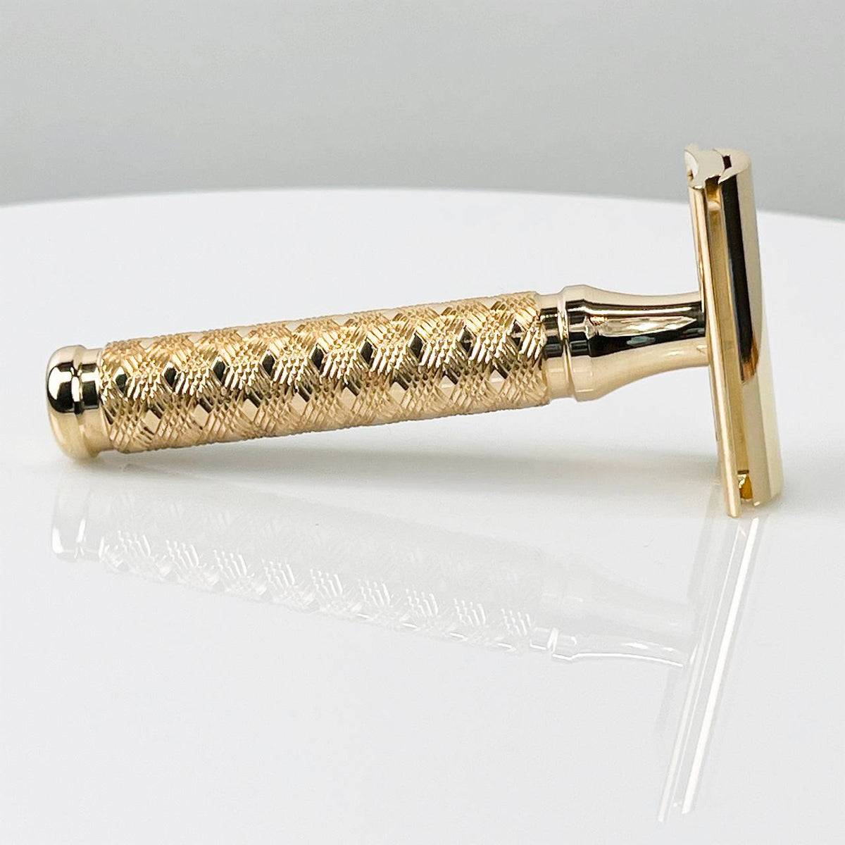 Brass Legacy Razor with Maypole Handle Polished Presentation Edition