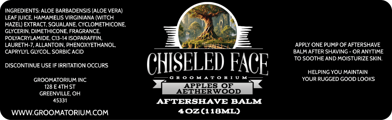 Apples of Aetherwood - Aftershave Balm - Chiseled Face