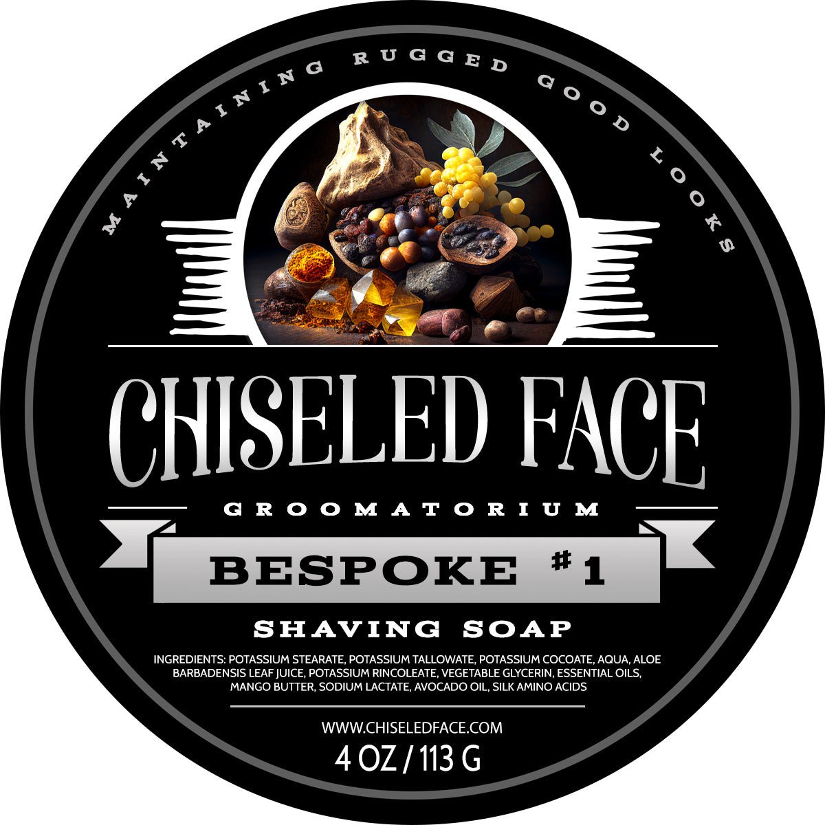 Bespoke 1 - Shaving Soap - Chiseled Face