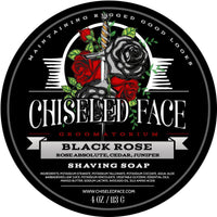 Thumbnail for Black Rose – Shaving Soap - Chiseled Face