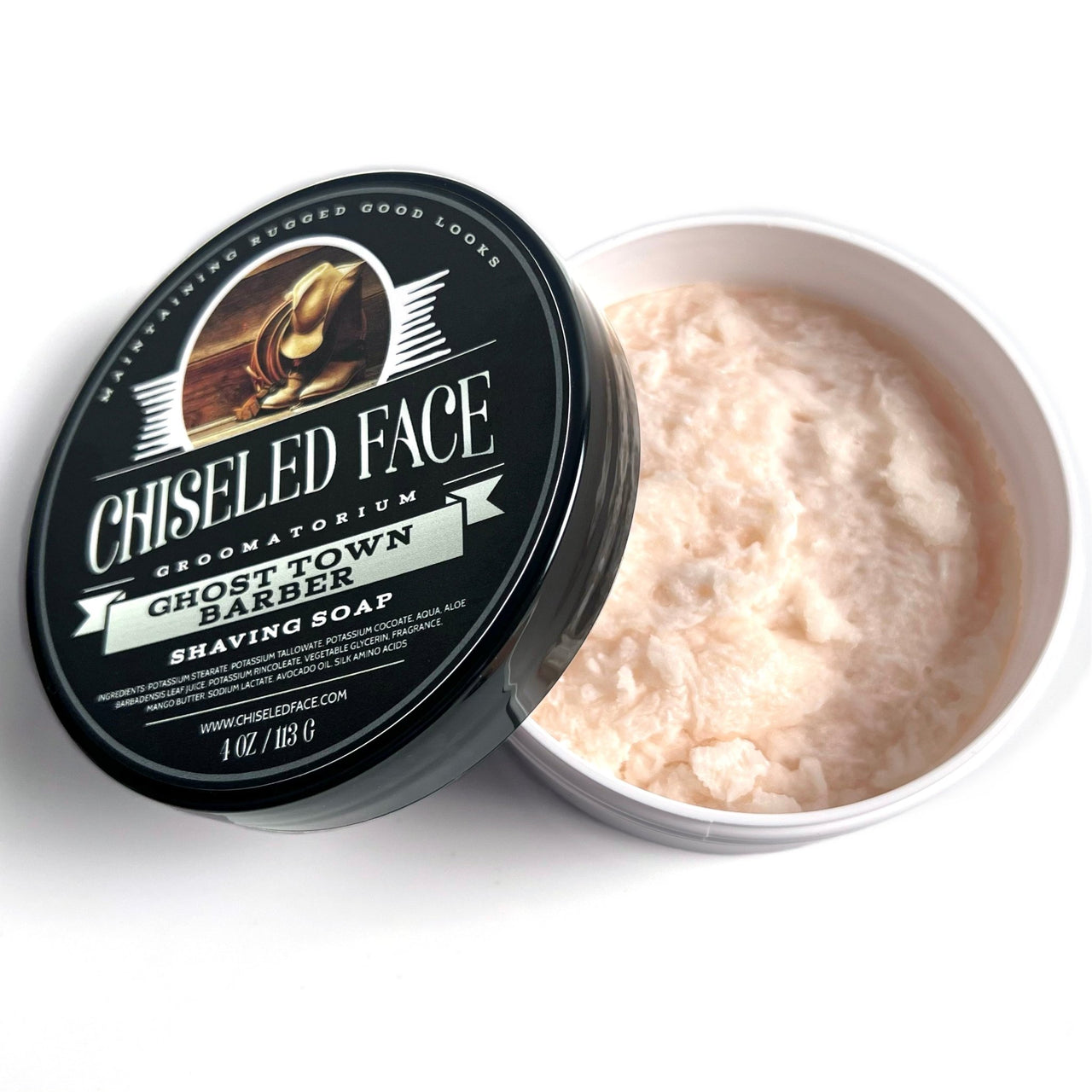 Ghost Town Barber - Shaving Soap - Chiseled Face