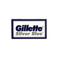 Thumbnail for Gillette - Silver Blue DE Safety Razor Blades - 5 pack - Chiseled Face