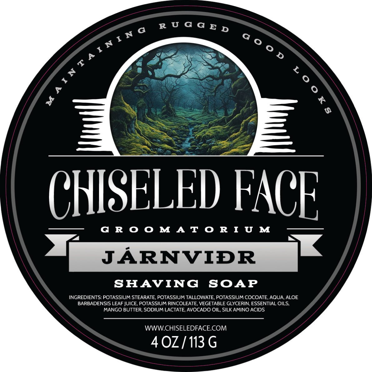 Járnviðr - Shaving Soap - Chiseled Face