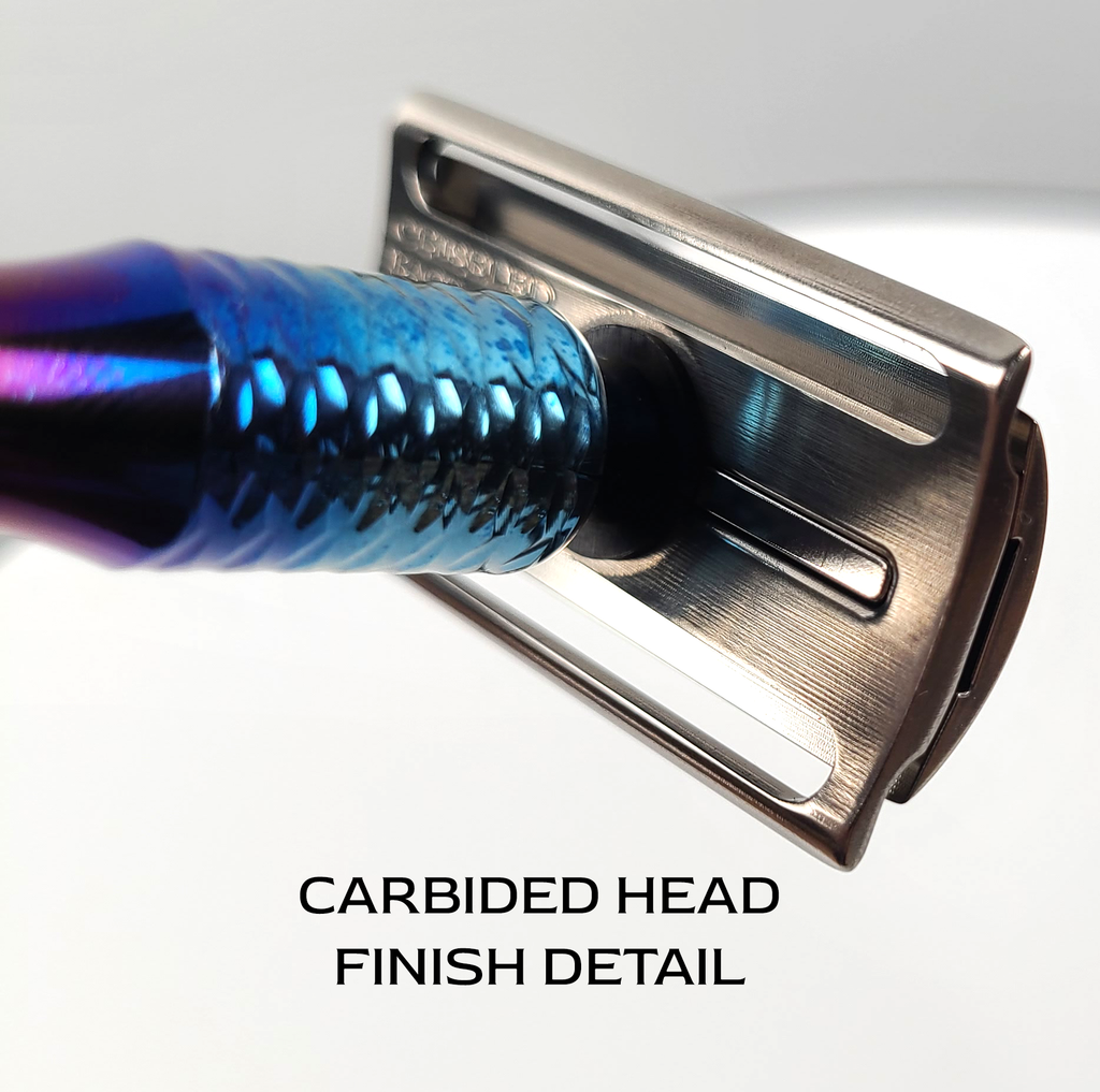 Chiseled Face Titanium Legacy Razor Custom Order