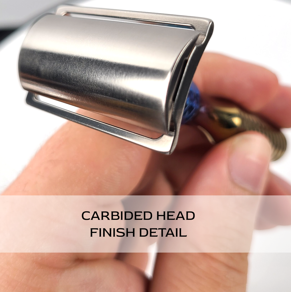 Chiseled Face Titanium Legacy Razor Custom Order