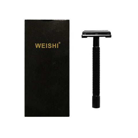 WEISHI Shaving - 9306 PVD-L BLACK Long Handle Safety Razor