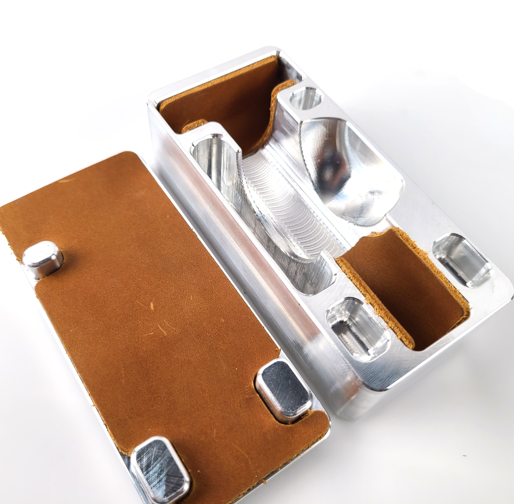 Chiseled Face Titanium Legacy Razor Custom Order