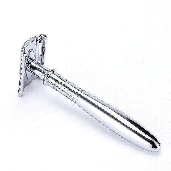 Baili BR172 Double Edge Safety Razor - Chiseled Face