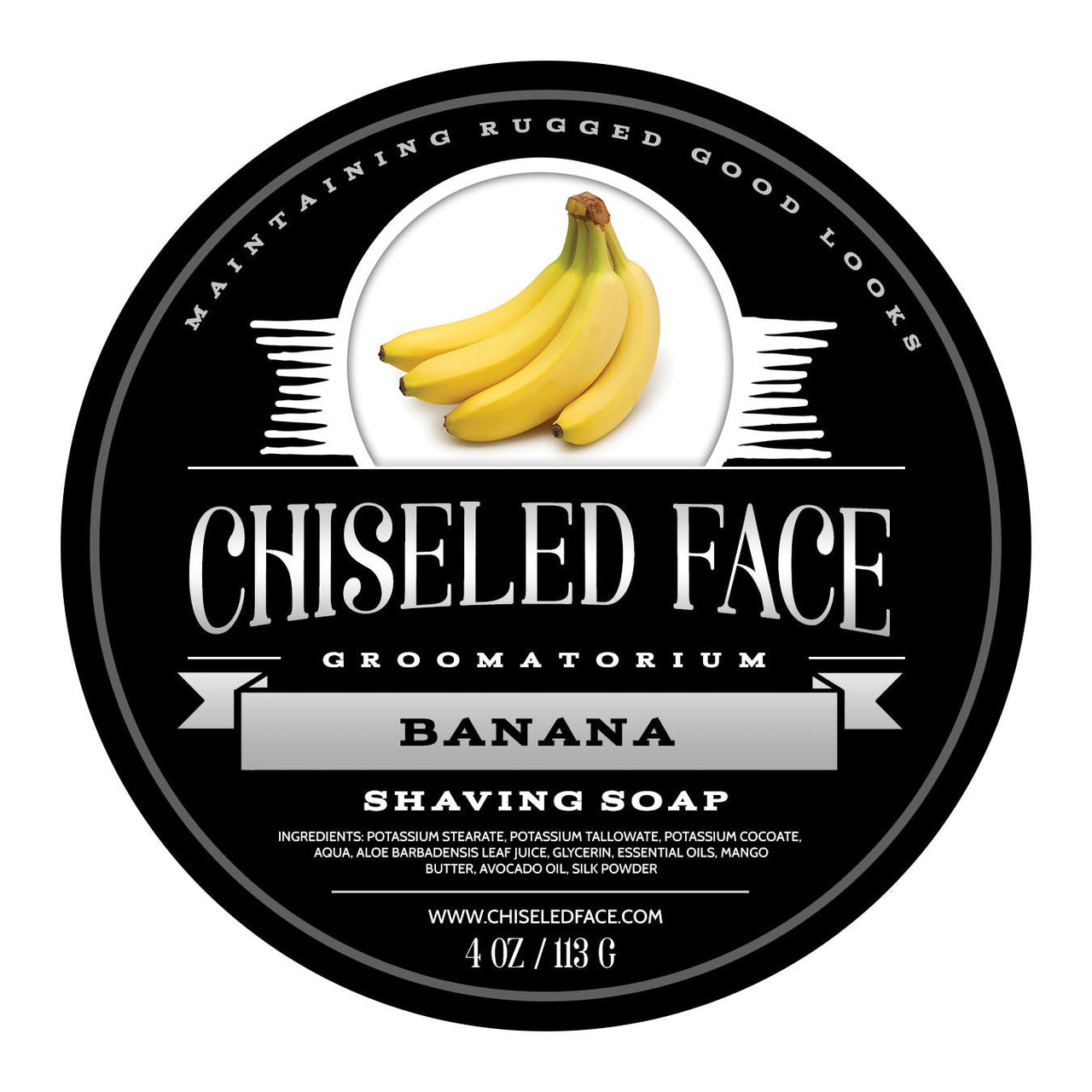Banana - Shaving Soap - Chiseled Face