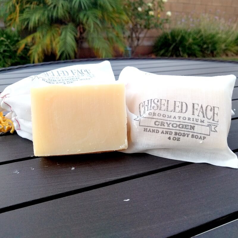 Bath Soap - Cryogen - High Menthol - Chiseled Face