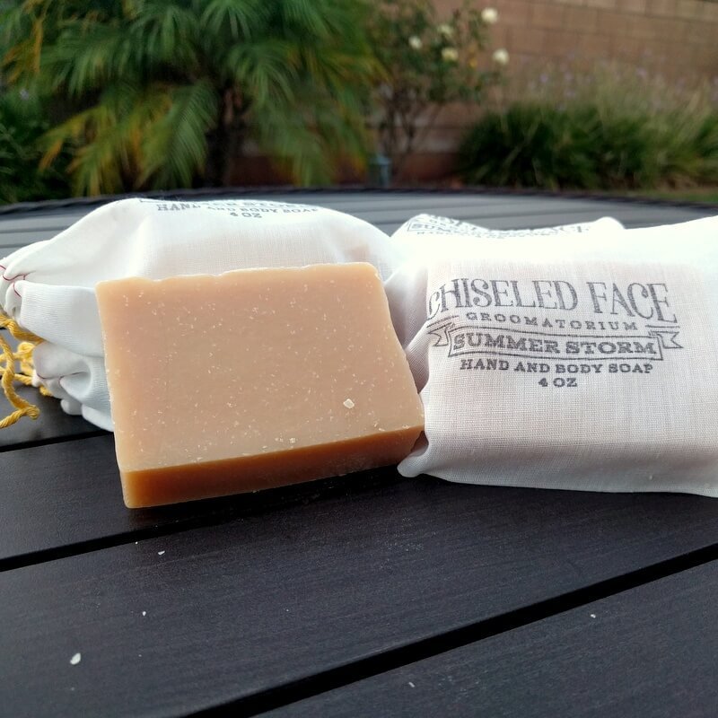 Bath Soap - Summer Storm - Chiseled Face