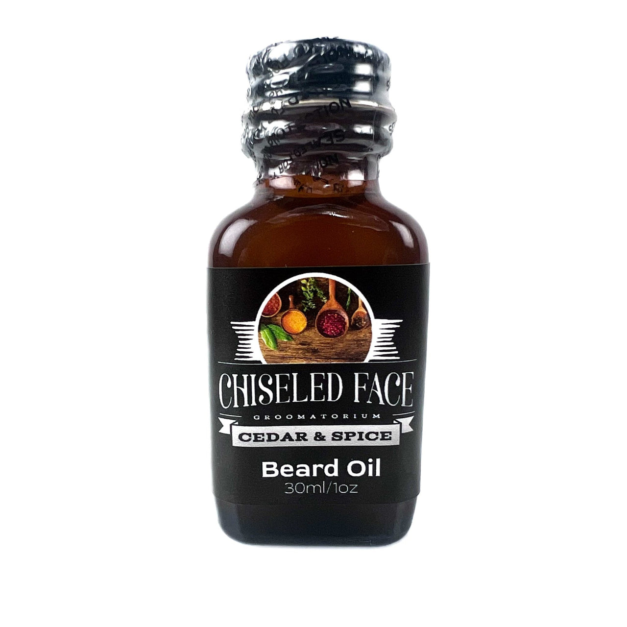 Beard Oil - Cedar and Spice, 1oz - Chiseled Face