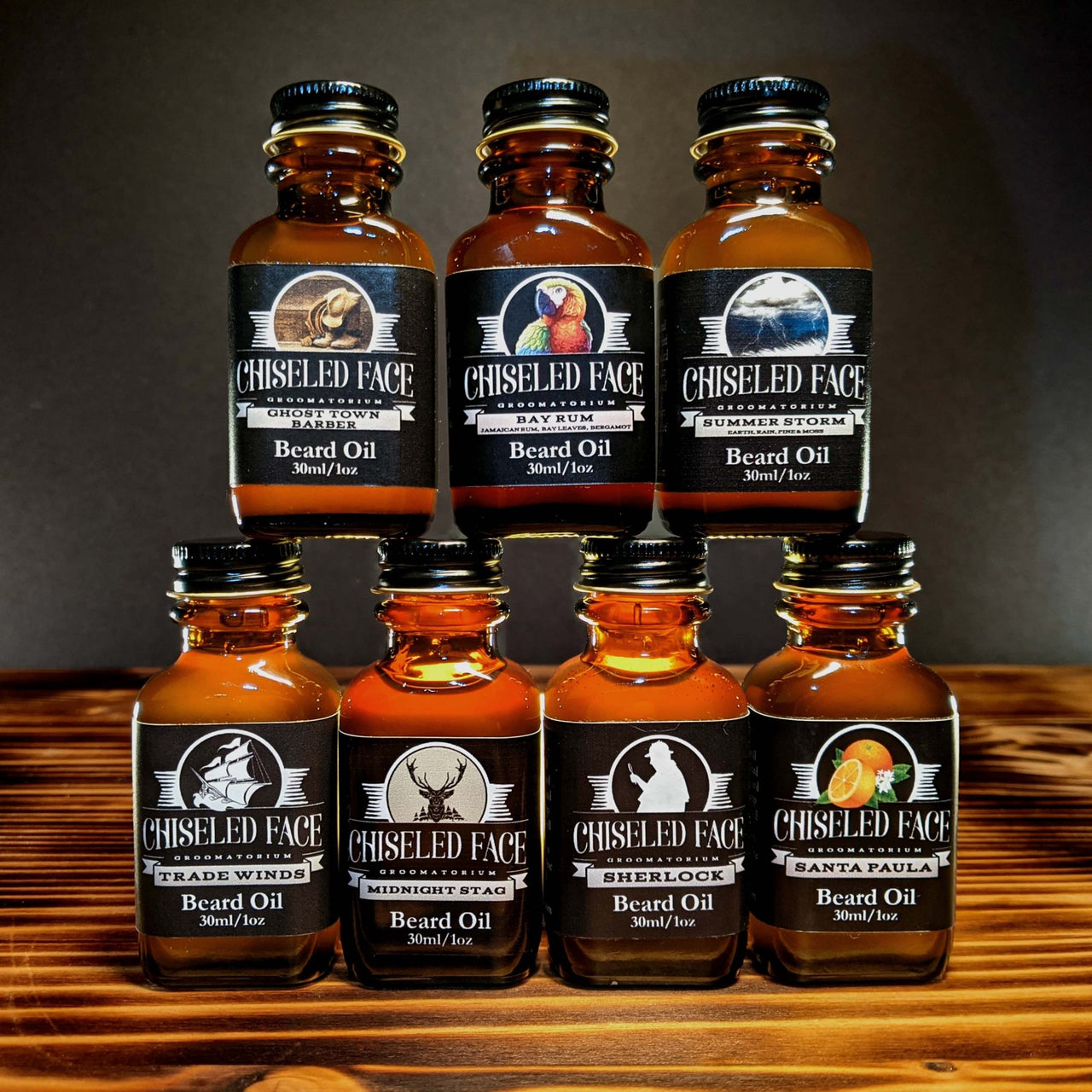 Beard Oil - Santa Paula, 1oz - Chiseled Face