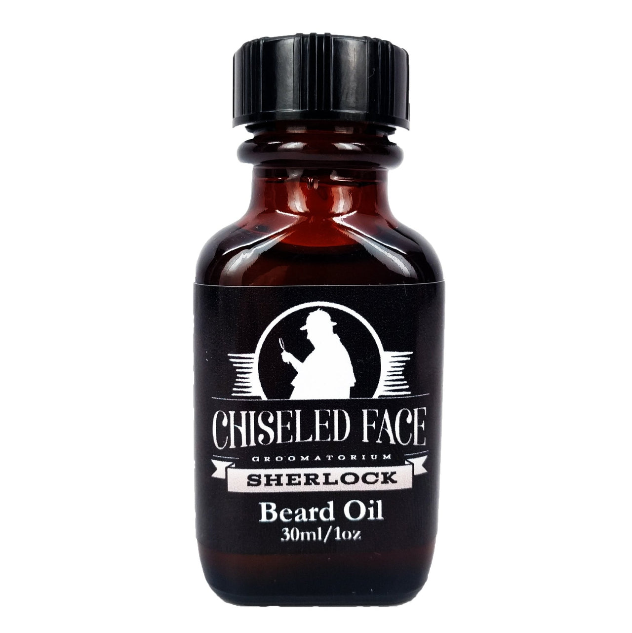 Beard Oil - Sherlock, 1oz - Chiseled Face