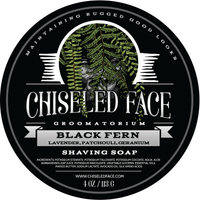 Thumbnail for Black Fern – Shaving Soap - Chiseled Face