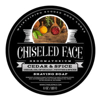 Thumbnail for Cedar & Spice - Shaving Soap - Chiseled Face