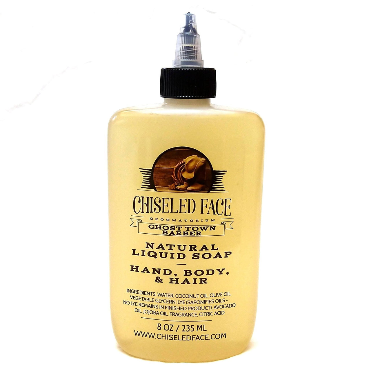 Ghost Town Barber Liquid Soap - Chiseled Face