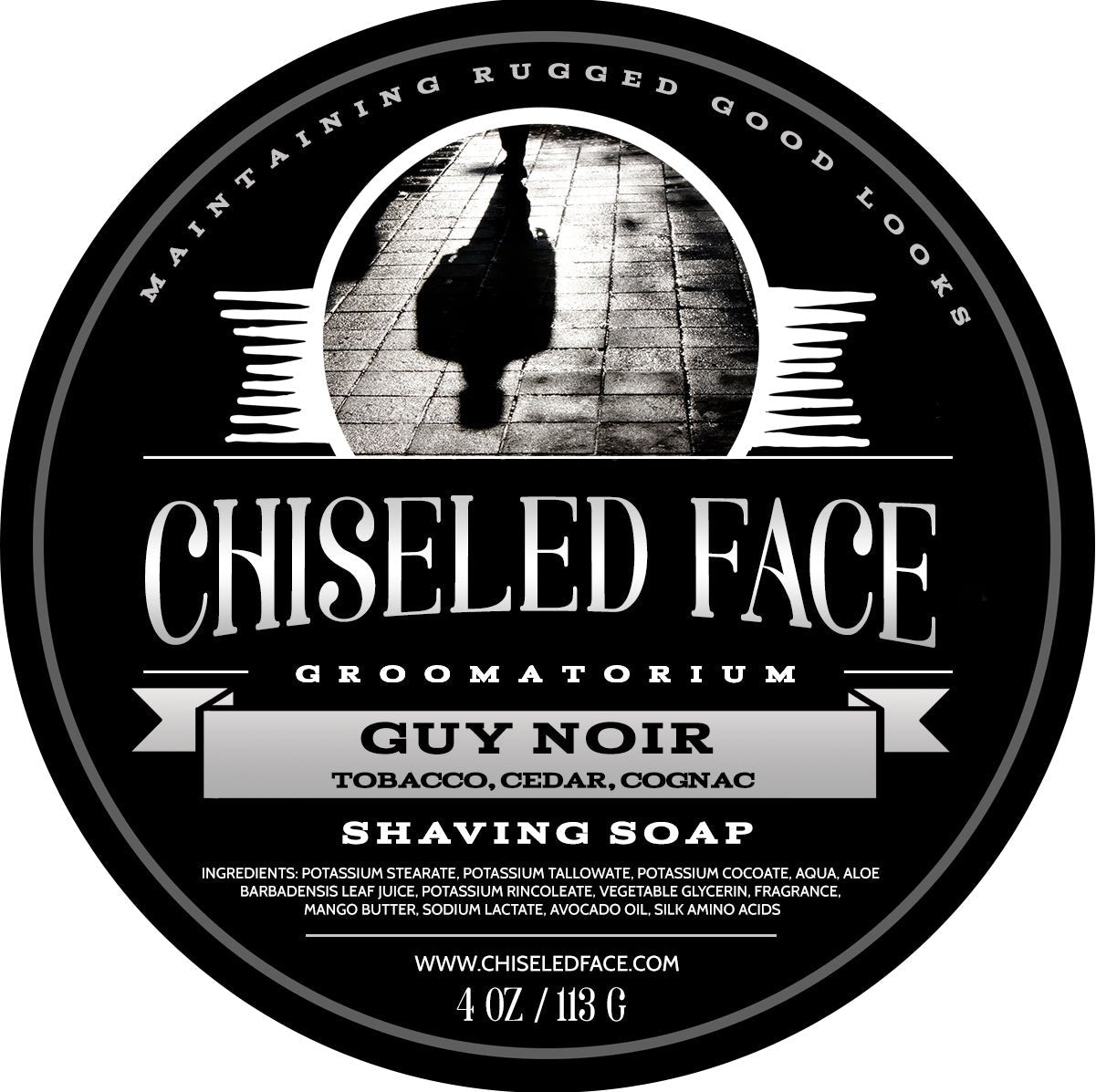 Guy Noir – Shaving Soap - Chiseled Face
