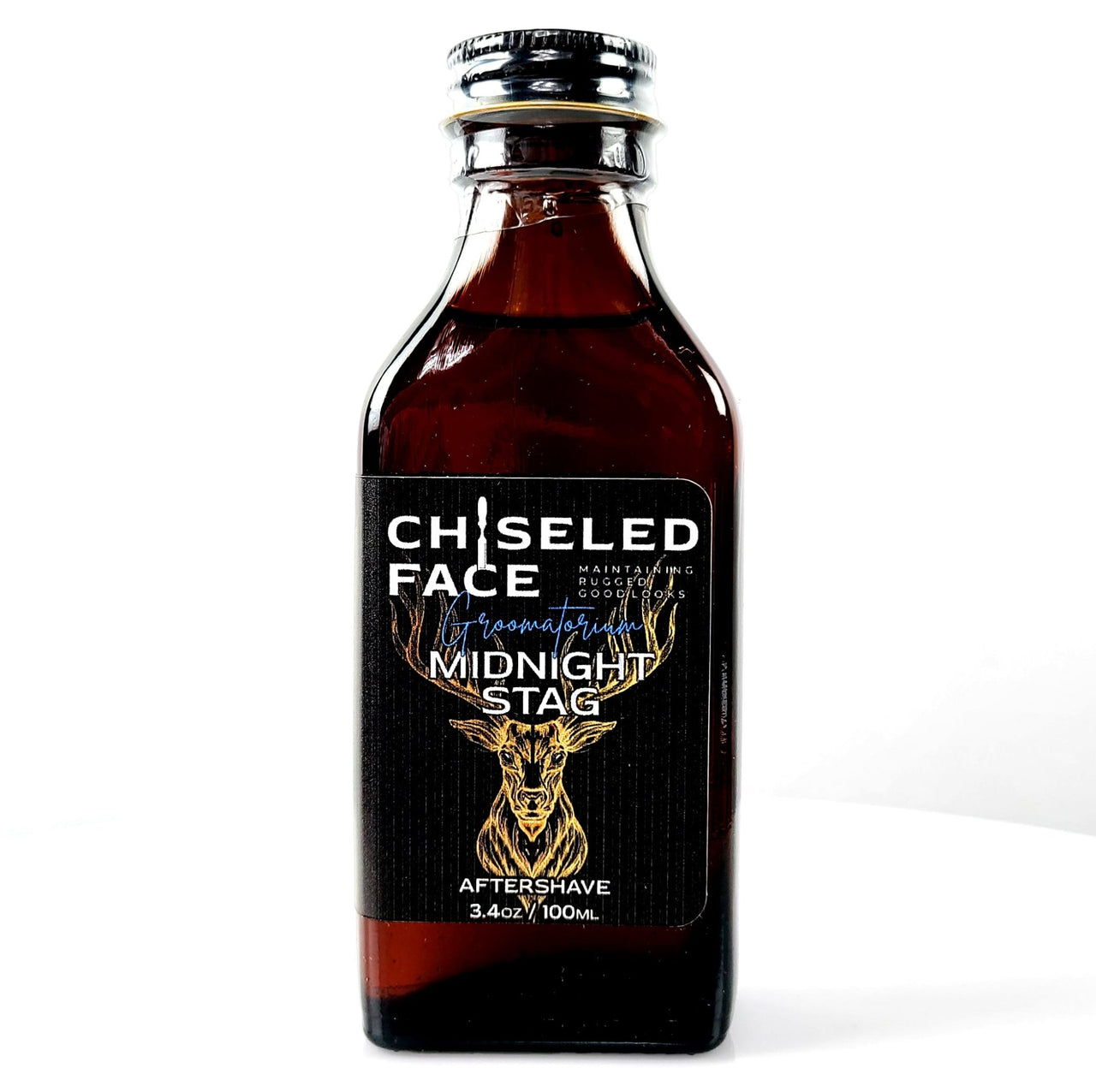 Midnight Stag - Aftershave Splash - Chiseled Face