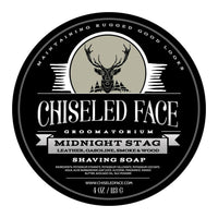 Thumbnail for Midnight Stag - Shaving Soap - Chiseled Face