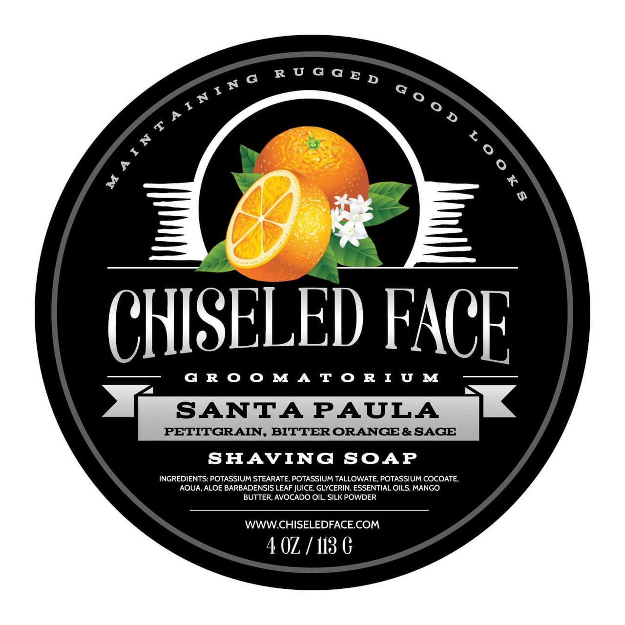 Santa Paula Citrus - Shaving Soap - Chiseled Face