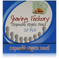 Thumbnail for Shaving Factory Disposable Styptic Pencils Matchbook Of 20 - Chiseled Face