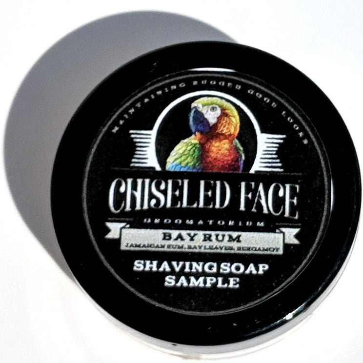 Shaving Soap Samples - Chiseled Face