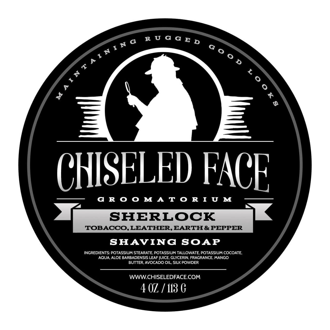 Sherlock - Shaving Soap - Chiseled Face