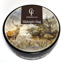 Thumbnail for Silk Tallow Shave Soap - Midnight Stag - Chiseled Face