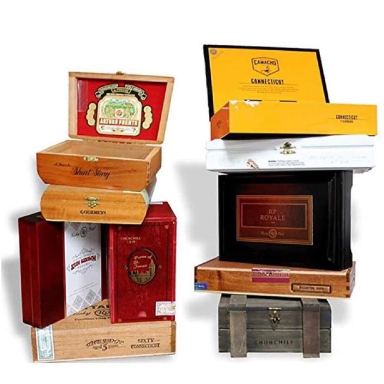 Wet Shaving Starter Kit in Wooden Cigar Box - Free Shipping - Chiseled Face